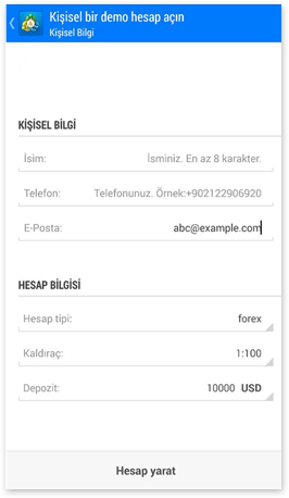 Android Web Trader 4 Kurulum