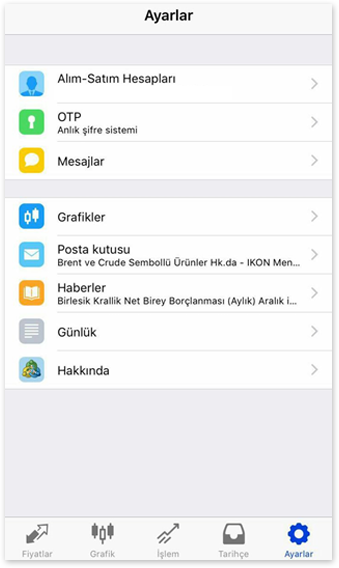 iPhone Web Trader 4 Kurulum